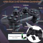 Flashing StarᵀᴹWireless Retro Game Console Play Game Stick with Built-in 20000+Games and 9 Emulators Retro Plug and Play Video Games for TV 4K HDMI Output